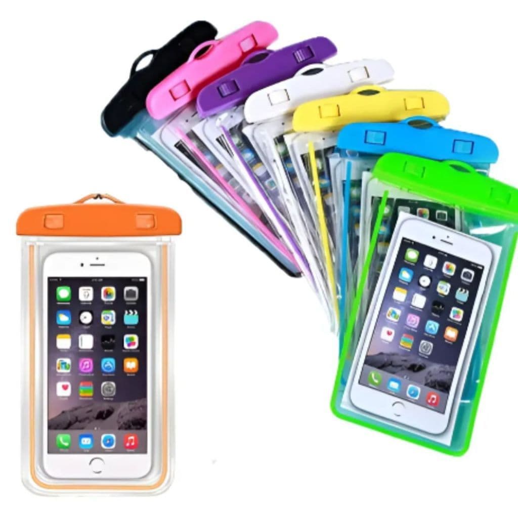 Capinha de Celular Prova d’Água Impermeável Capa para Praia Piscina Chuva Universal