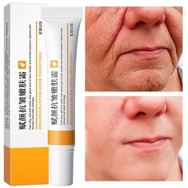 Creme De Retinol Antienvelhecimento Para Remover Linhas Finas E Rugas Assinatura/Clara (Laranja)