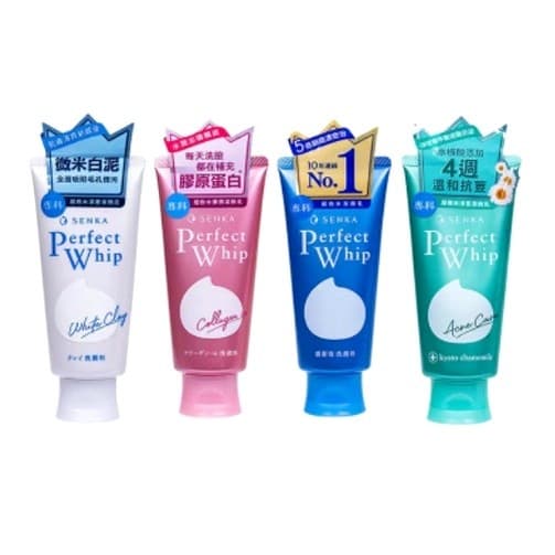 Limpador Facial De Ácido Hialurônico Senka Chicote-Encolhimento E Clareamento De Poros De Espuma De Aminoácidos Perfeito