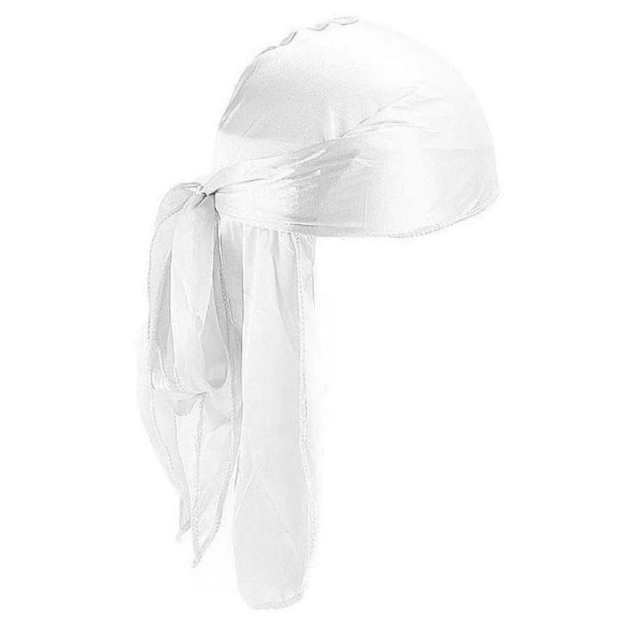 Bandana Durag Dureg Branca Original Para Wazes Barbearia Barber