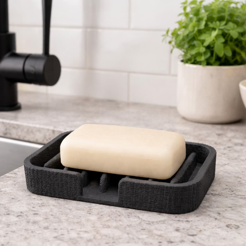 Saboneteira Minimalista Elegante Para Banheiro E Cozinha Com Escoamento da Água Sabonete Sequinho