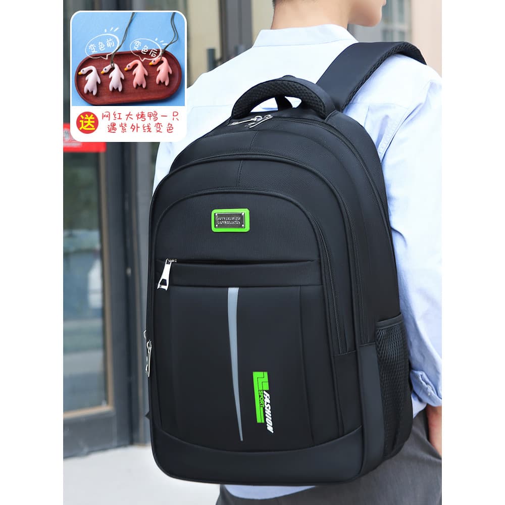 Pu Ke mochila masculina 2026 novo estilo de viagem grande capacidade estudantes do ensino médio meninos viagem mochila