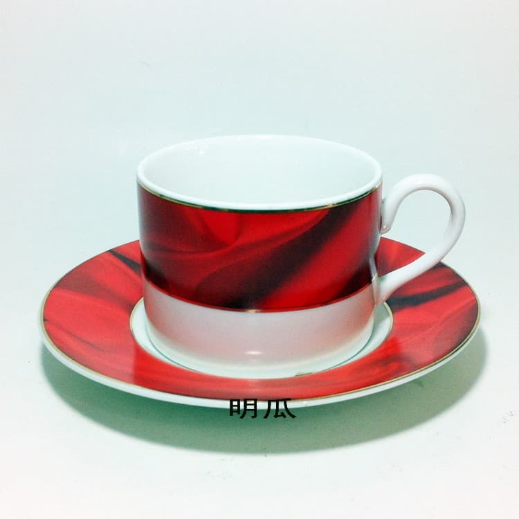 Caneca Nestlé Coffee Theme Collection-Caneca de cerâmica-2003 Edição limitada-Edição do colecionador-Vermelho