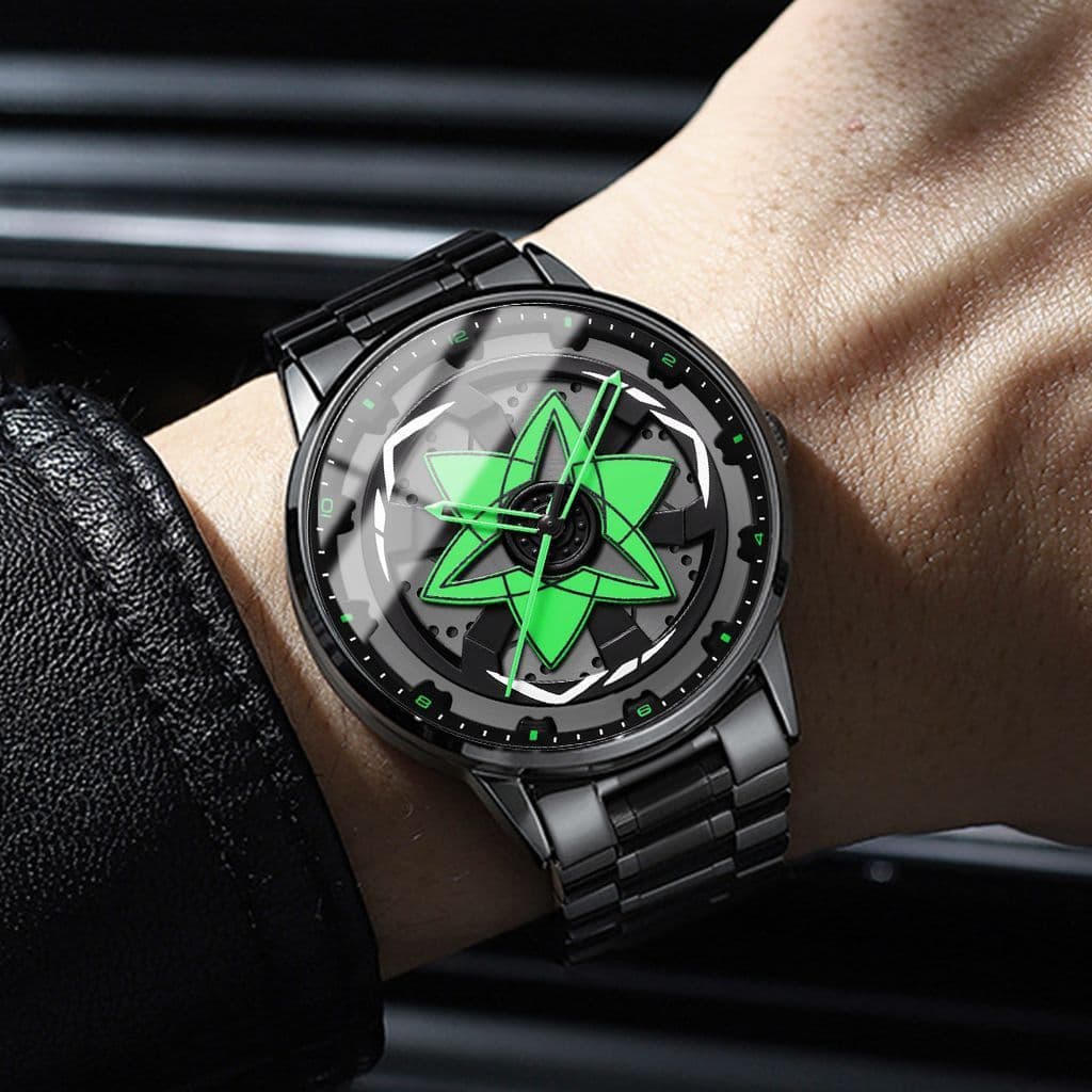 Cross-Border novo estilo relógio masculino à prova dwaterproof água girando roda relógio elegante Design tridimensional