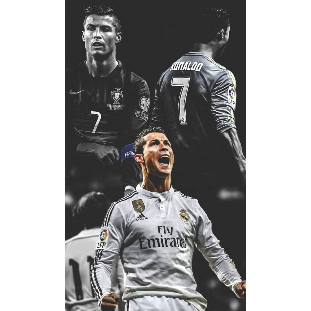 Quadro decorativo cr7 futebol Cristiano Ronaldo