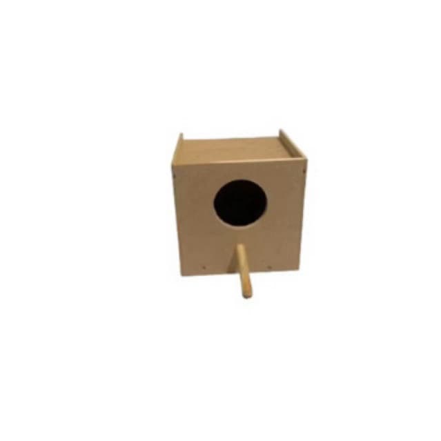 Ninho Para Manon Mandarim Diamante Gold Passaros Aves em Madeira MDF