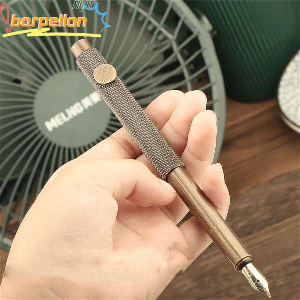 Caneta-Tinteiro BARPELLON , Mini De Latão De Papelaria De Metal , De Tinta Retrô EF/F/Dobrada Para Escrita