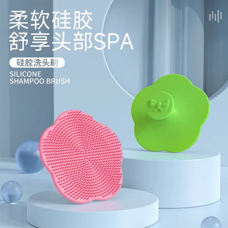 Bebê infantil recém-nascido Silicone dedicado shampoo escova remover sujeira shampoo suprimentos de banho esfregando ban