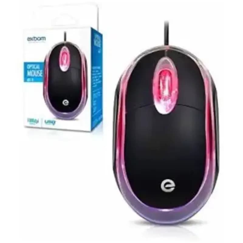 MOUSE USB COM LED EXBOM MS-9