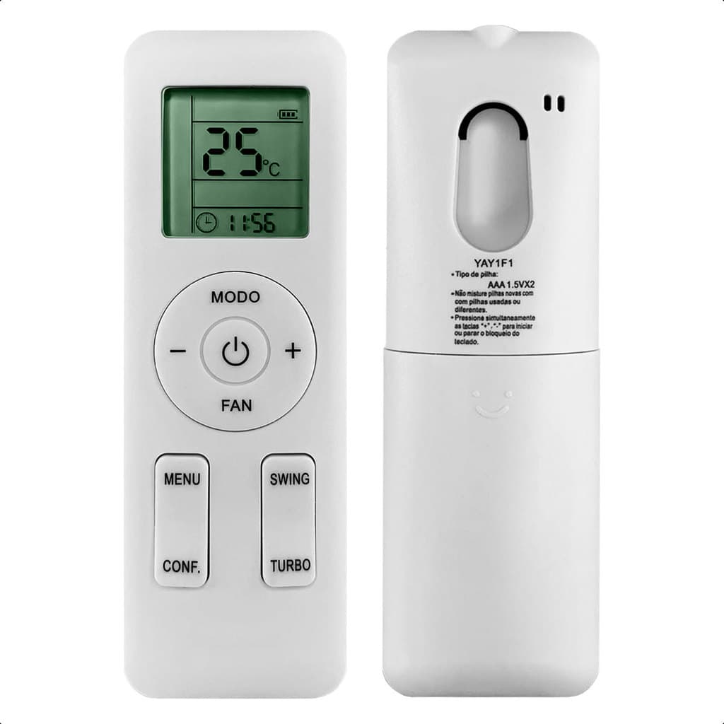 Controle Remoto Compativel com  Ar Condicionado Gree Sky-9351 YAY1F1 Compatível Pronto para Uso