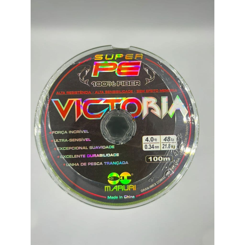 Linha Pesca Multifilamento Victória 100 Mts Maruri