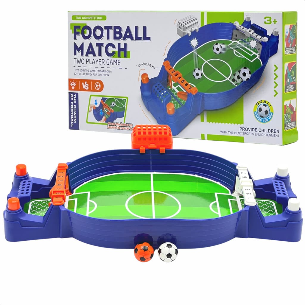 Jogo De Mesa Futebol Brinquedo DIvertido Infantil Mini Pinball Azul
