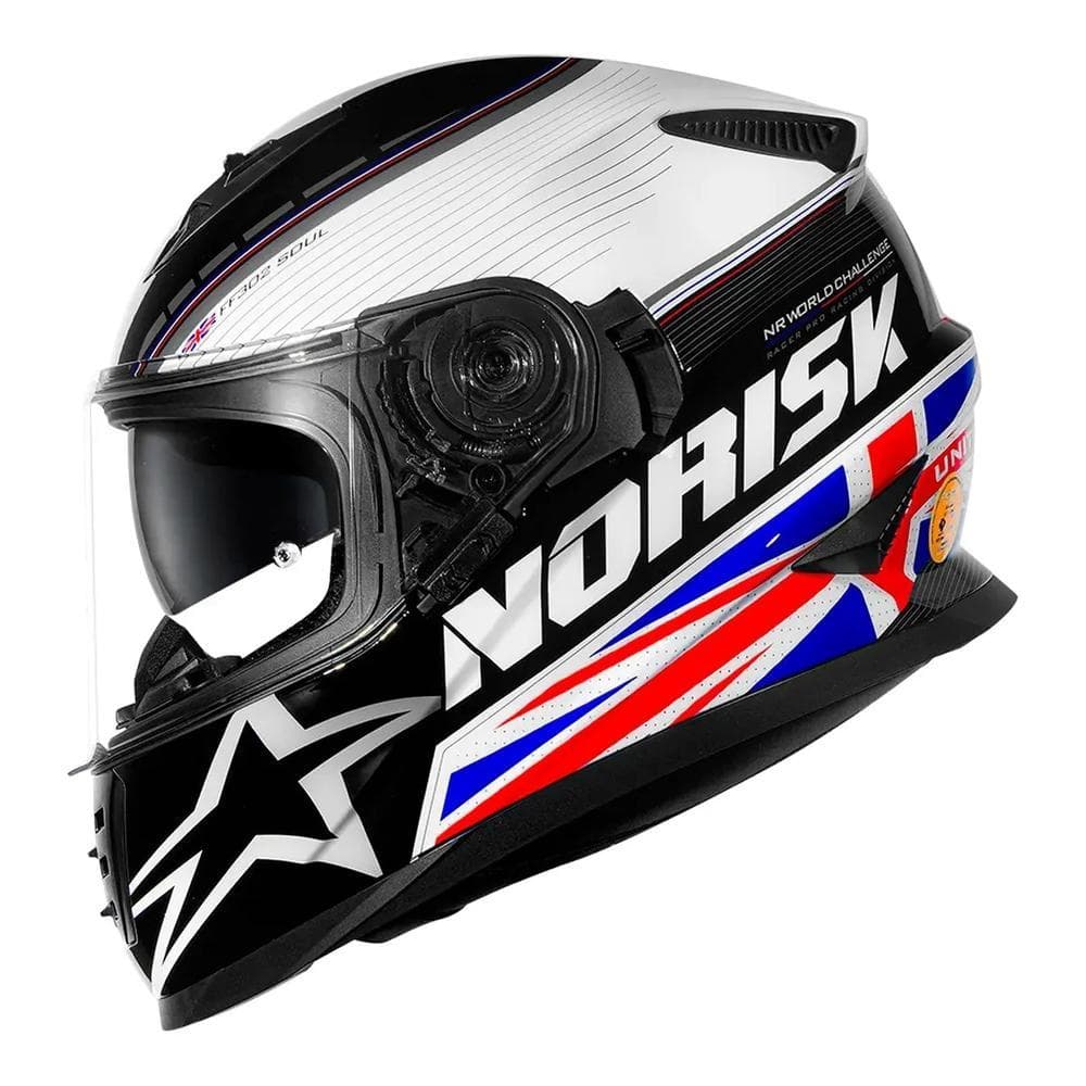 CAPACETE FF302 SOUL II GRAND PRIX UNITED KINGDOM