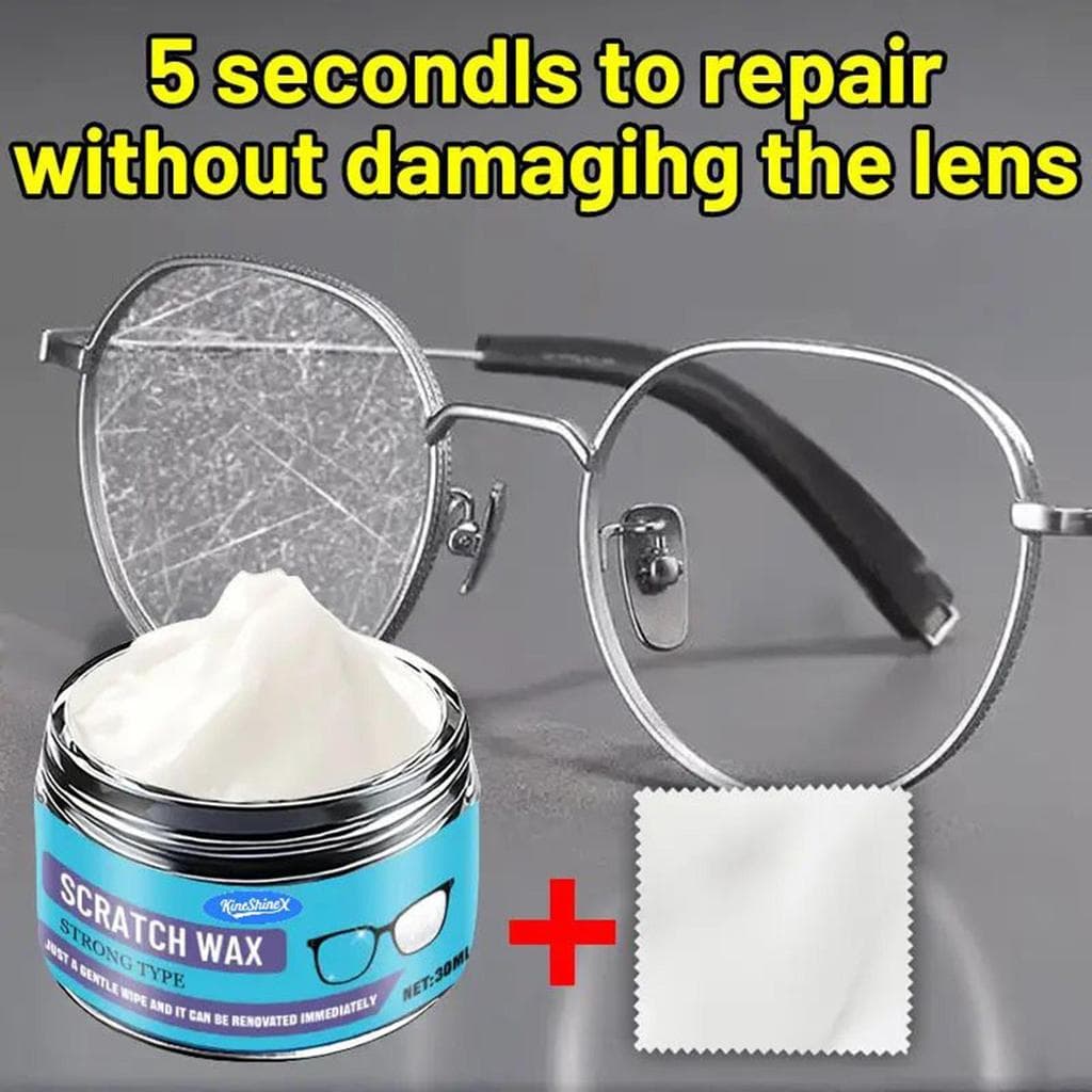 Removedor De Arranhões De Lentes , Protetor De Longa Duração , Fácil Aplicação , Limpador De Óculos , Pasta De Reparo