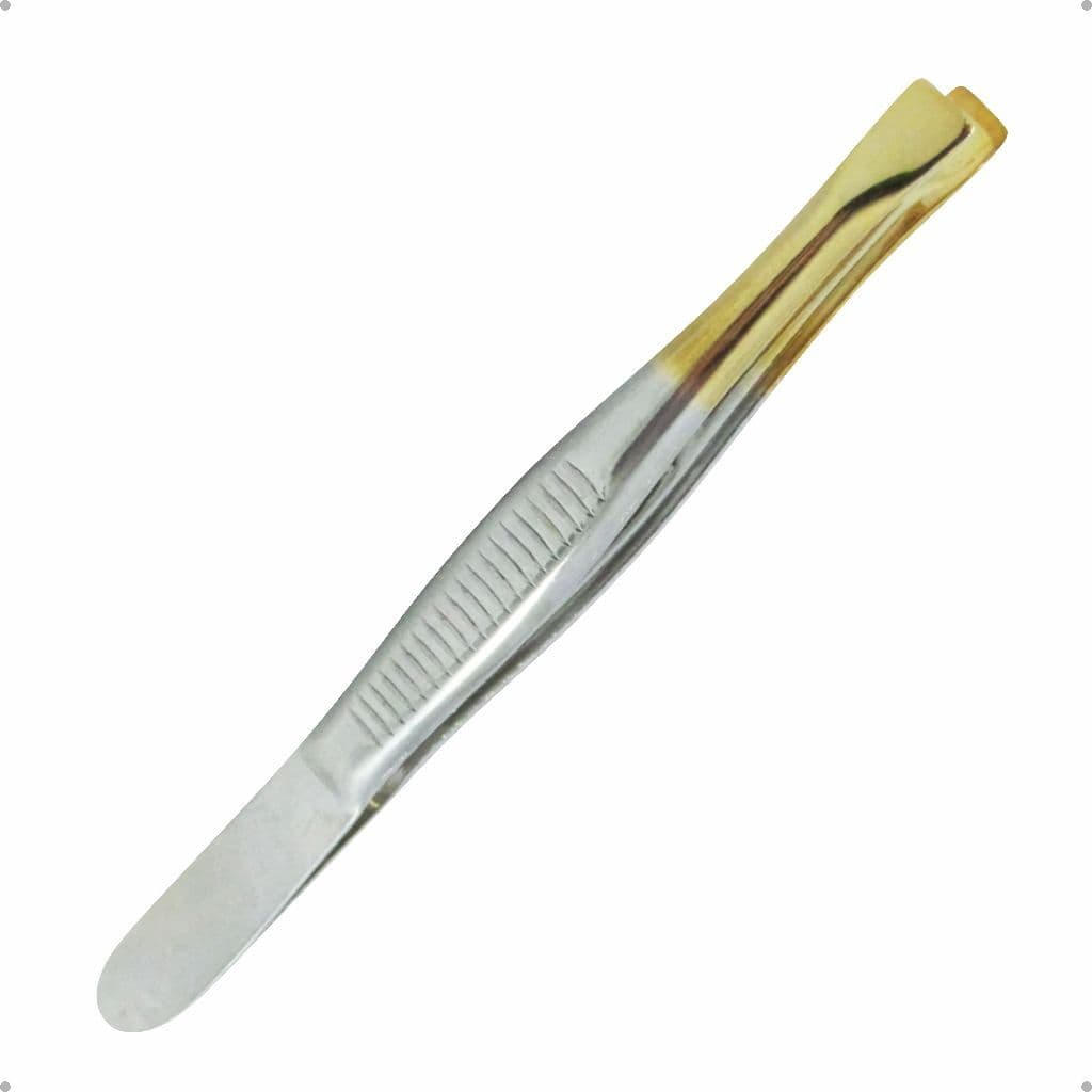Pinça Para Sobrancelha Depilação Ponta Reta Inox 8cm Edel Solingen 2231.202 Profissional