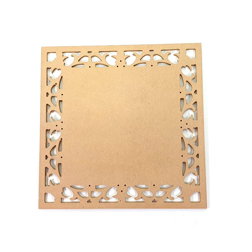 Sousplat Vazado MDF 6mm Ref. 34 – Mesa Posta, Almoço Especial, Festa e Decoração Rústica