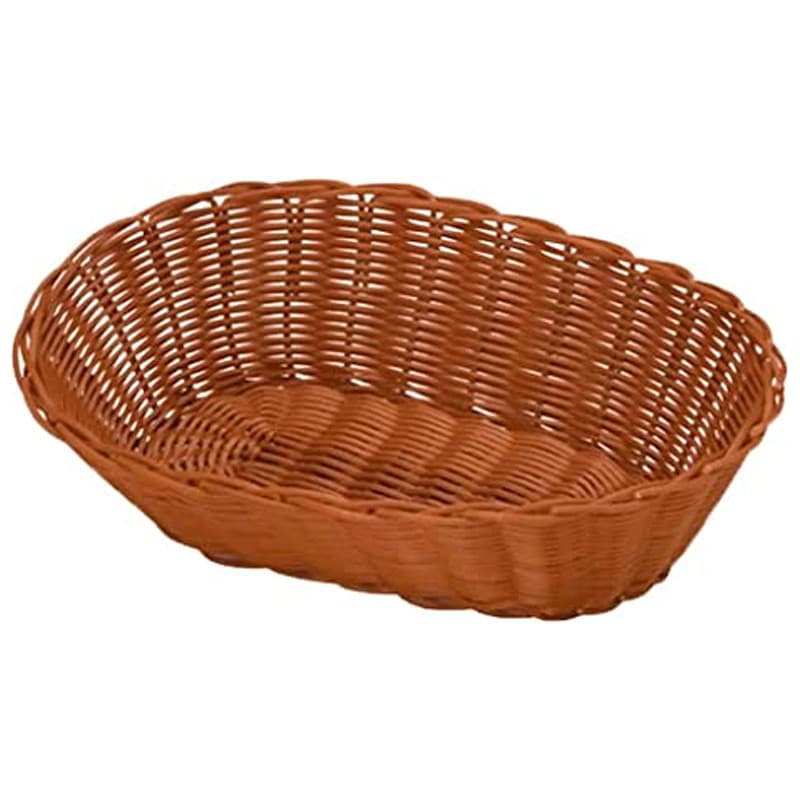 CESTA OVAL 28 CM YANZI MARROM