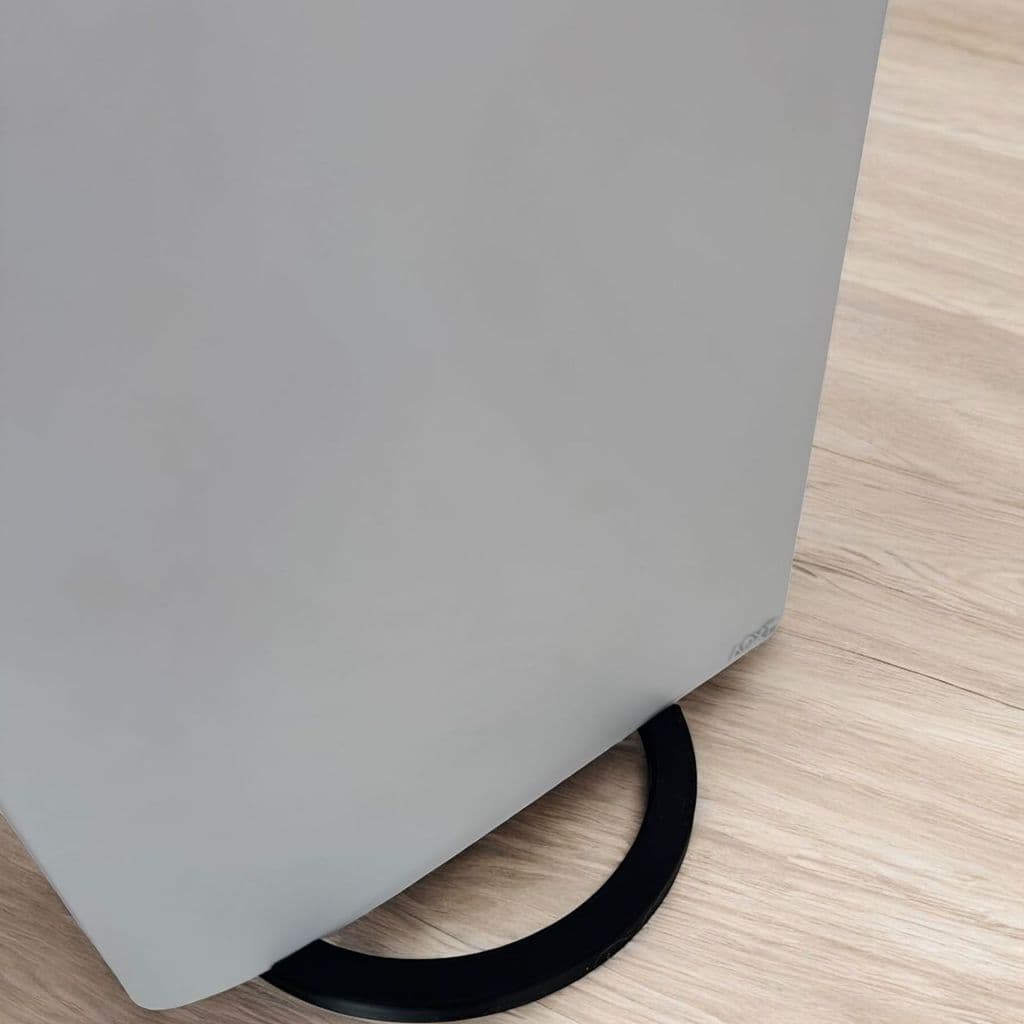 Base Vertical Para PS5 Slim Preto Suporte Firme Estavel Com Ventilacao Ideal Para Setup Gamer