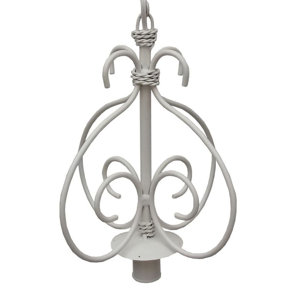 Pendente Simples de Ferro Artesanal para Sacada de Apartamento