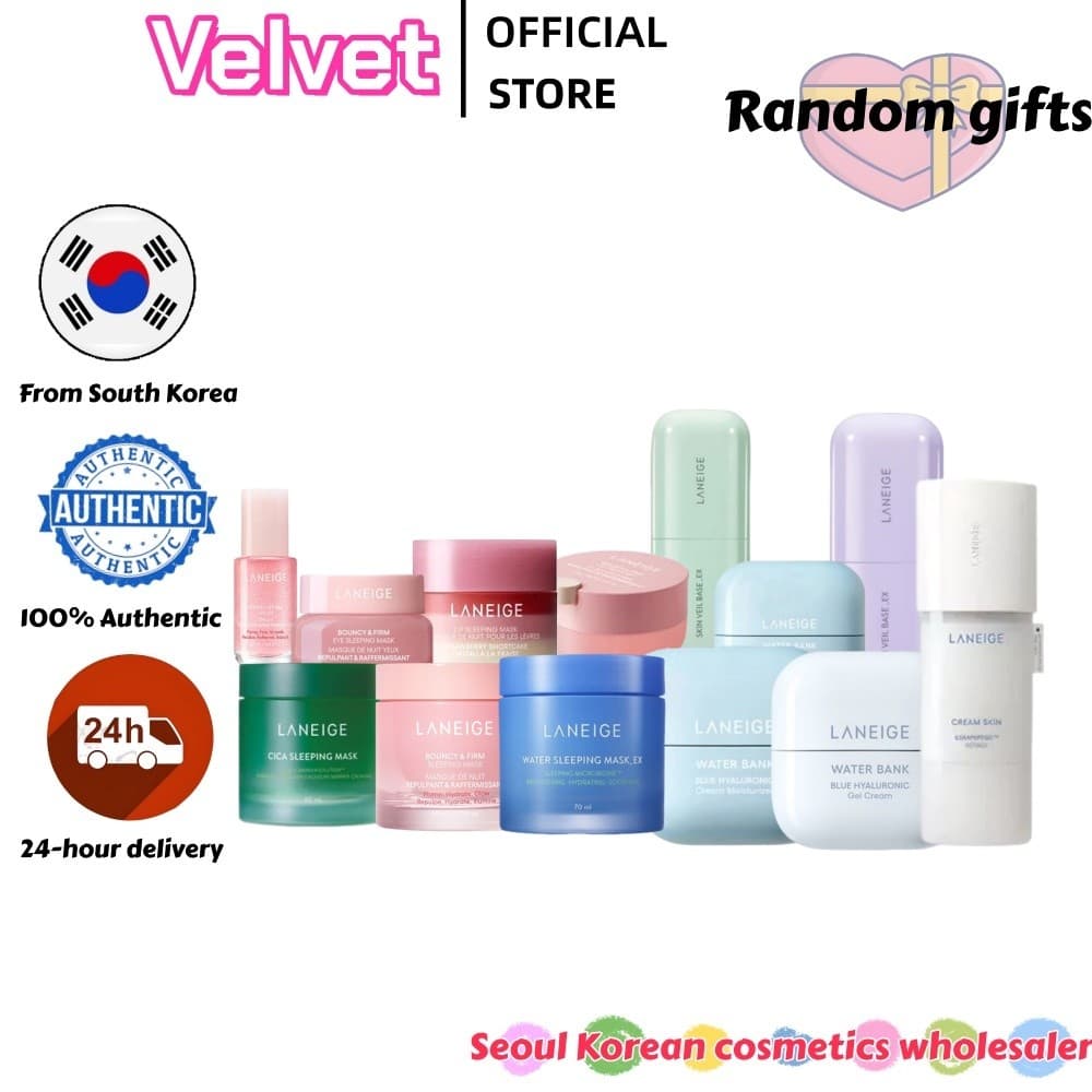 Máscara labial LANEIGE Cake 20g/170ml de água de leite/Máscara de dormir 20g/30ml de isolamento/Máscara de dormir/50ml d