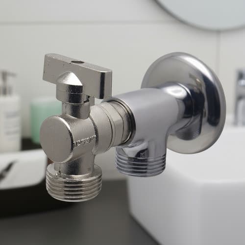 Torneira Com Derivação Jardim Filtro Maquina Lavar 3/4 E 3/4 Prateado Brilhante
