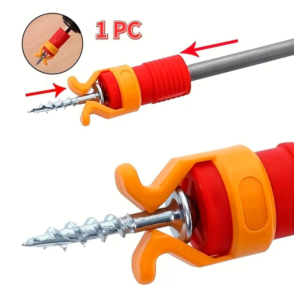 Suporte De Parafuso Adaptador Para Parafusadeira Chave De Fenda Phillips Antiderrapante Profissional