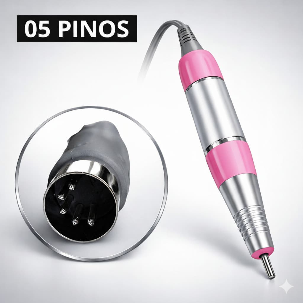 Caneta De Reposição P/ Lixadeira Porquinho ou Lixa Telefone Nail Drill - 5 pinos
