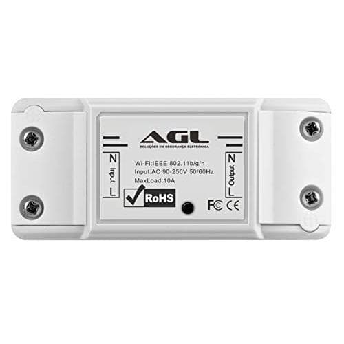 Módulo Automação Inteligente Wifi 01 Canal 10A AGL