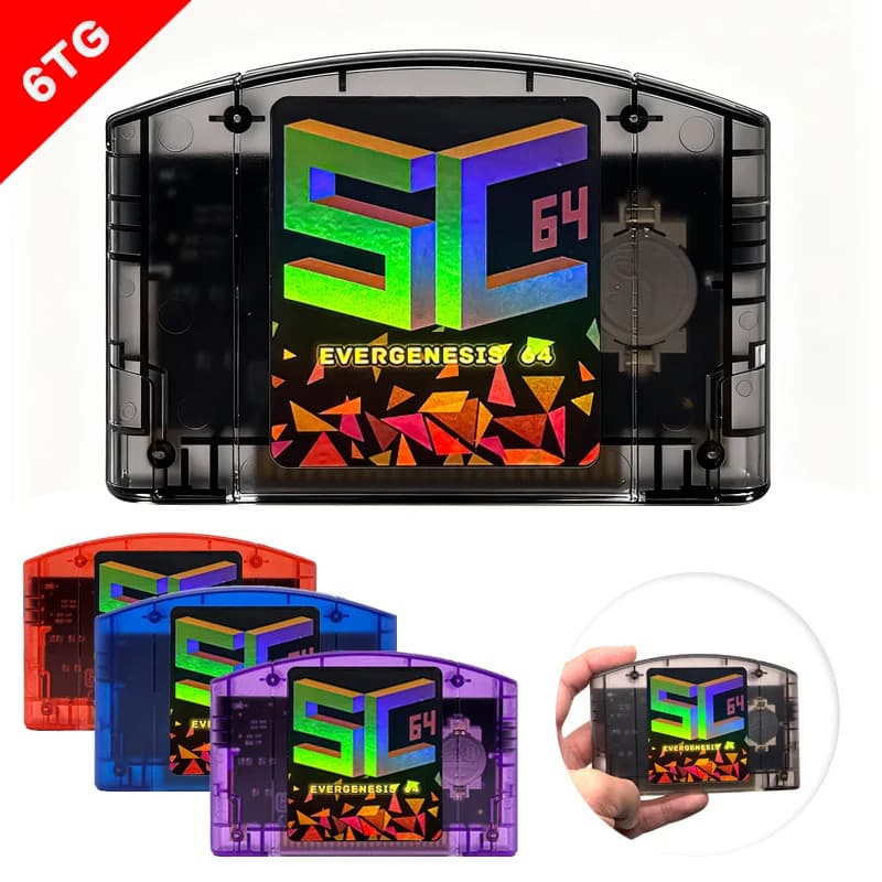 Cartucho Everdrive Summercart64 N64 Open Source 16gb