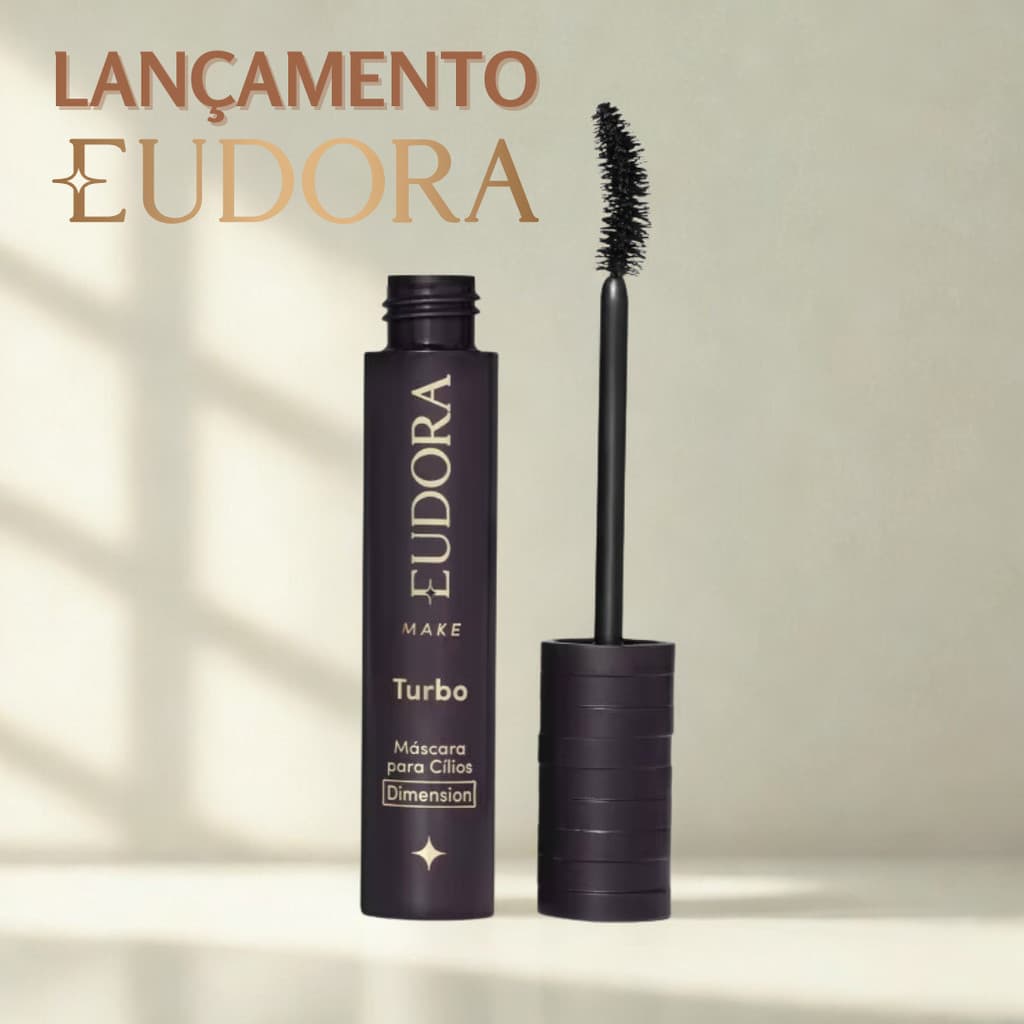 Máscara de Cílios Turbo Dimension Eudora Make 10g v