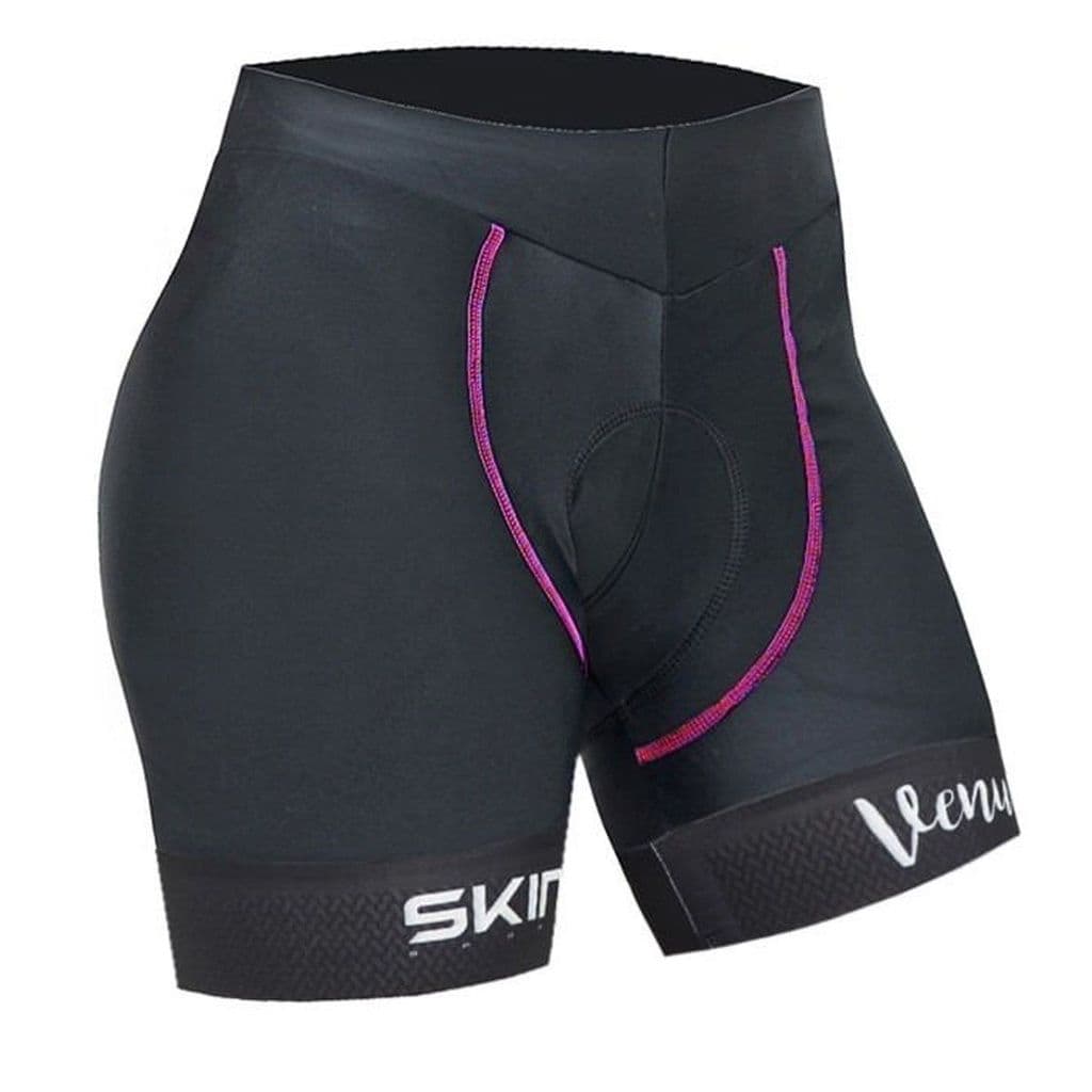 Bermuda de Ciclismo Skin Sport Venus Feminina Preta