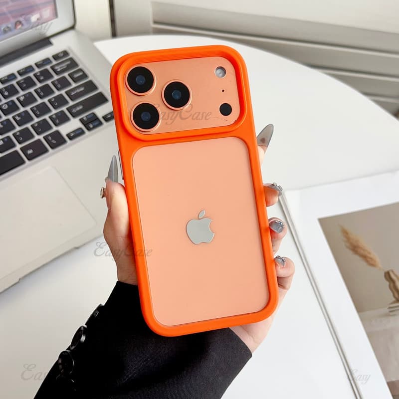 UniShield Transparente Simples Advanced Sense Hard Caso Para iPhone 17 16 15 ProMax Capa Traseira De Proteção Antiderrap