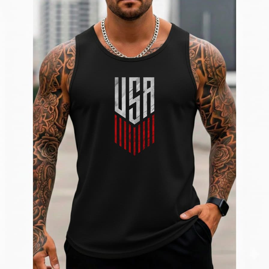 Regata Masculina Algodão Premium Estampa Boston Envio Imediato