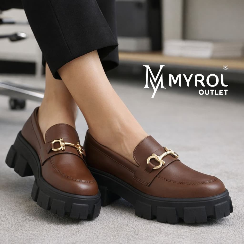 Sapato Tratorado Mocassim Slip On Casual Bridão