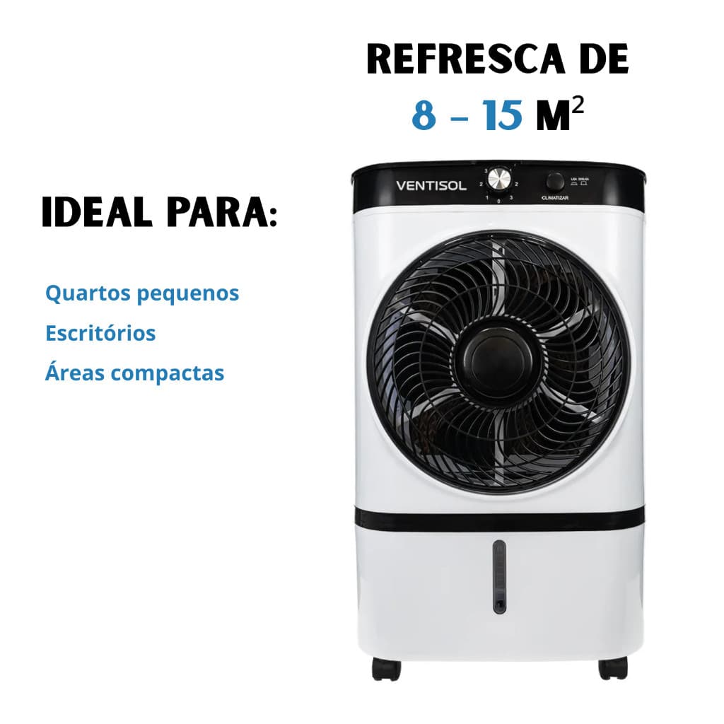 Climatizador Ar Frio Umidificador 5 I 9 Litros 127/220V Ventisol - BAK