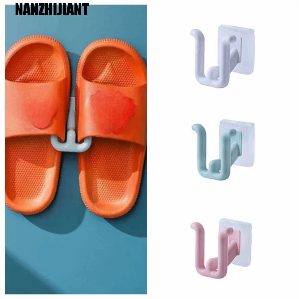 NANZHIJIANT 5 Peças De Rack Para Chinelos , Gancho Acrílico Autoadesivo , Mini De Secagem De Sapatos Simples Montado Na