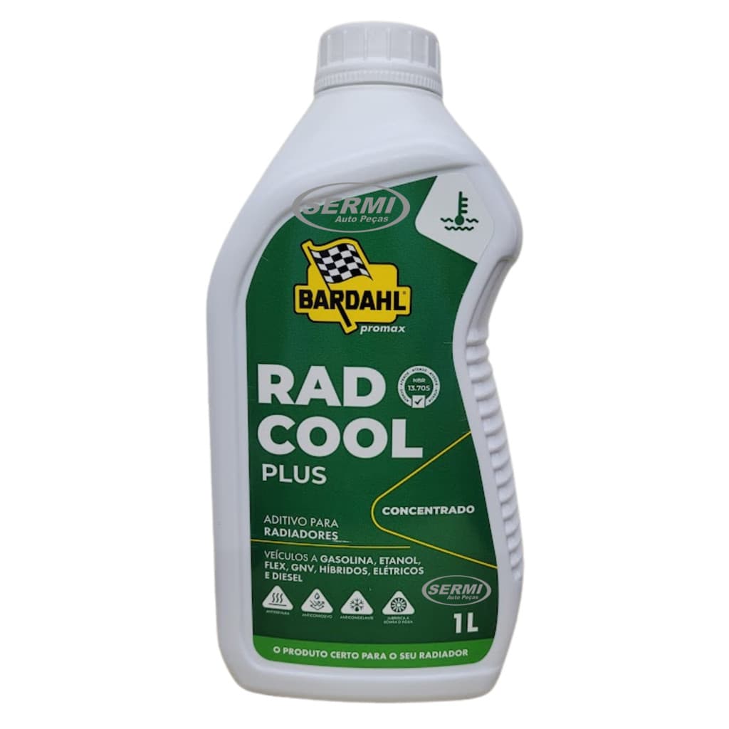 Aditivo para Radiador Bardahl Rad Cool Long Life Verde Concentrado Sistema Arrefecimento