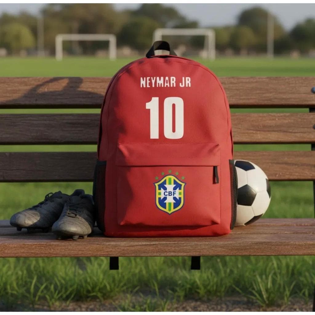 BOLSA MOCHILA ACADEMIA FUTEBOL E ESCOLAR UNISSEX LEVE ESPAÇOSA E RESISTENTE PROMOÇÃO