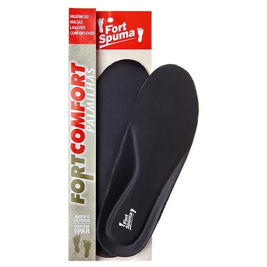 Kit 3 pares - Palmilha Confort - Masculina - Preta