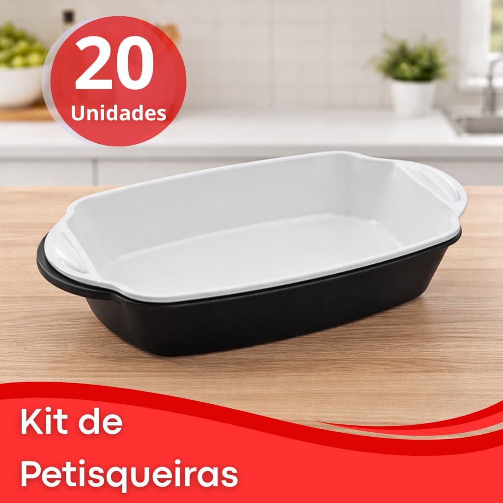 Jogo de 20 Petisqueiras Barca tamanho P e G de Plástico é Ideal Para Frutas, Salgadinhos, Petiscos, Doces Reutilizavel