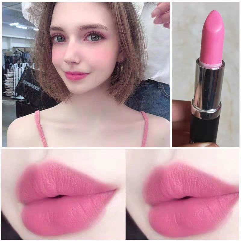 Influenciador mesmo estilo batom menina grupo pêssego rosa fosco hidratante estudante não é fácil de desbotar à prova dw