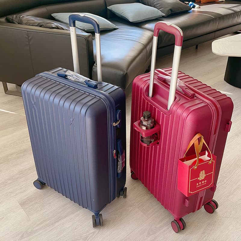 2025 novo estilo porta-copos bagagem 80cm carrinho caso 67cm caso de embarque 93cm bagagem verificada