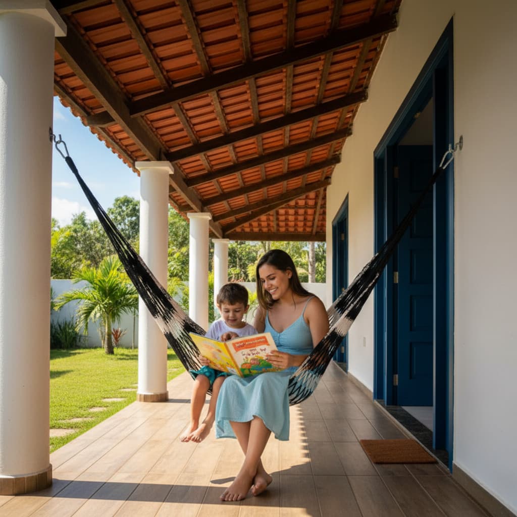REDE DE DESCANSO, DORMIR, BALANÇO, LAZER ARTESANAL SUPORTA ATÉ 120KGS - ENVIO IMEDIATO