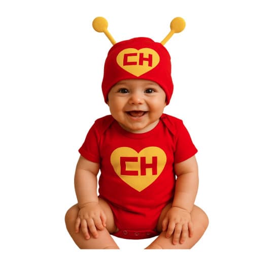 Body Infantil Temático Bebê Chapolin Promoção