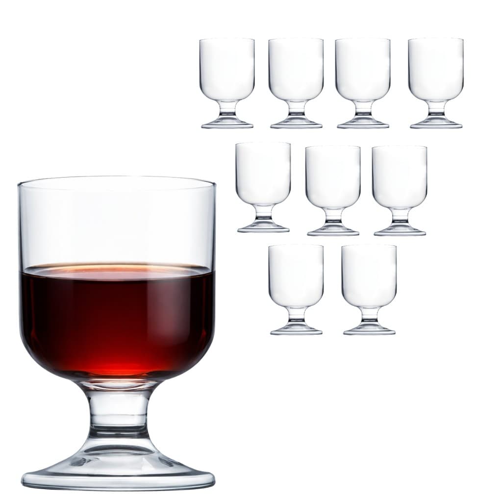 Kit C/100 Taça Pit Acrílica 75mL Para Vinho