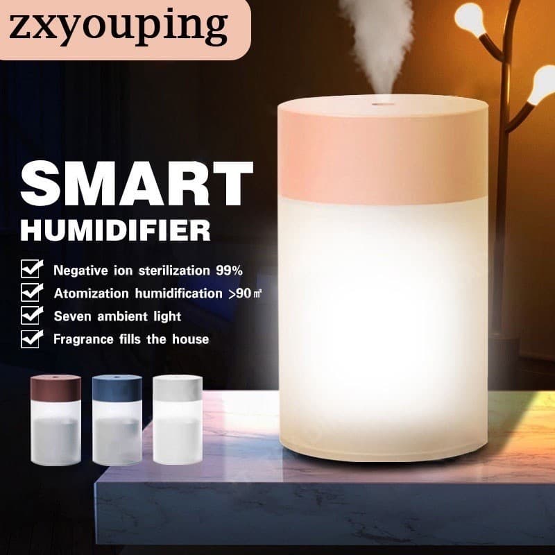Mini Umidificador Difusor Aromatizador Portátil Usb Led Aromatizador De Ambiente Purificador De Ar