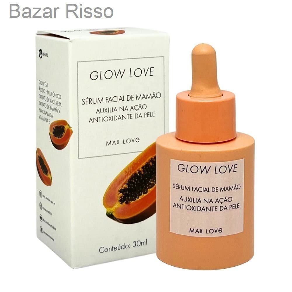 (V)Sérum Facial Glow Love Mamão Max LoveH9GV