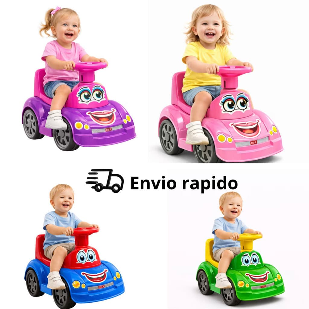 Totoka Quadriciclo Infantil Bebê Tipo Motoca Totokinha Sport com Encaixe Geométrico