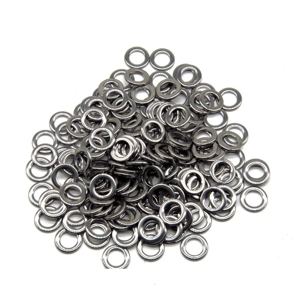 Kit C/20 Argola Solid Ring Macicos Pesca Varios Tamanhos