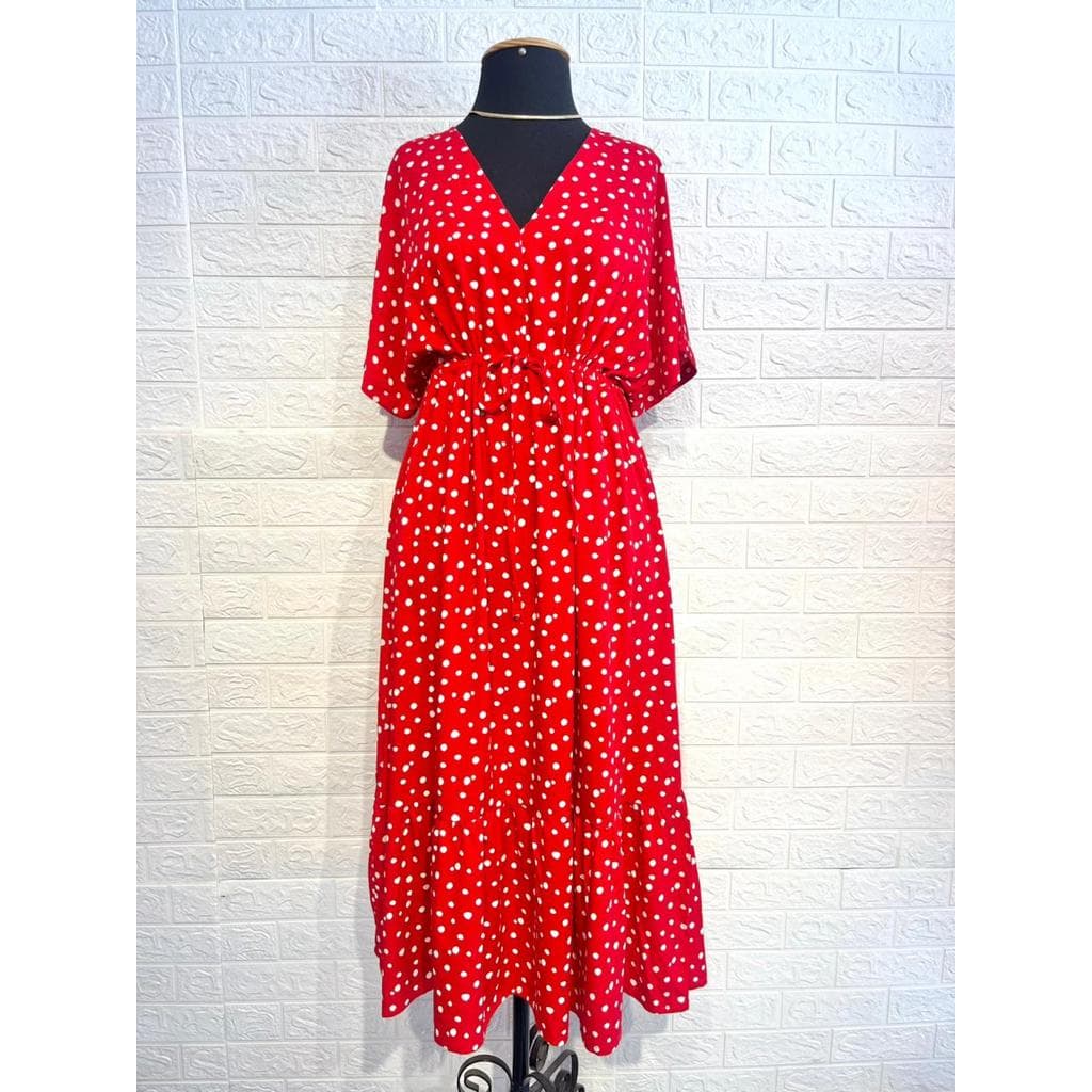 Vestido Midi Amarração Viscolinho Estampa 313